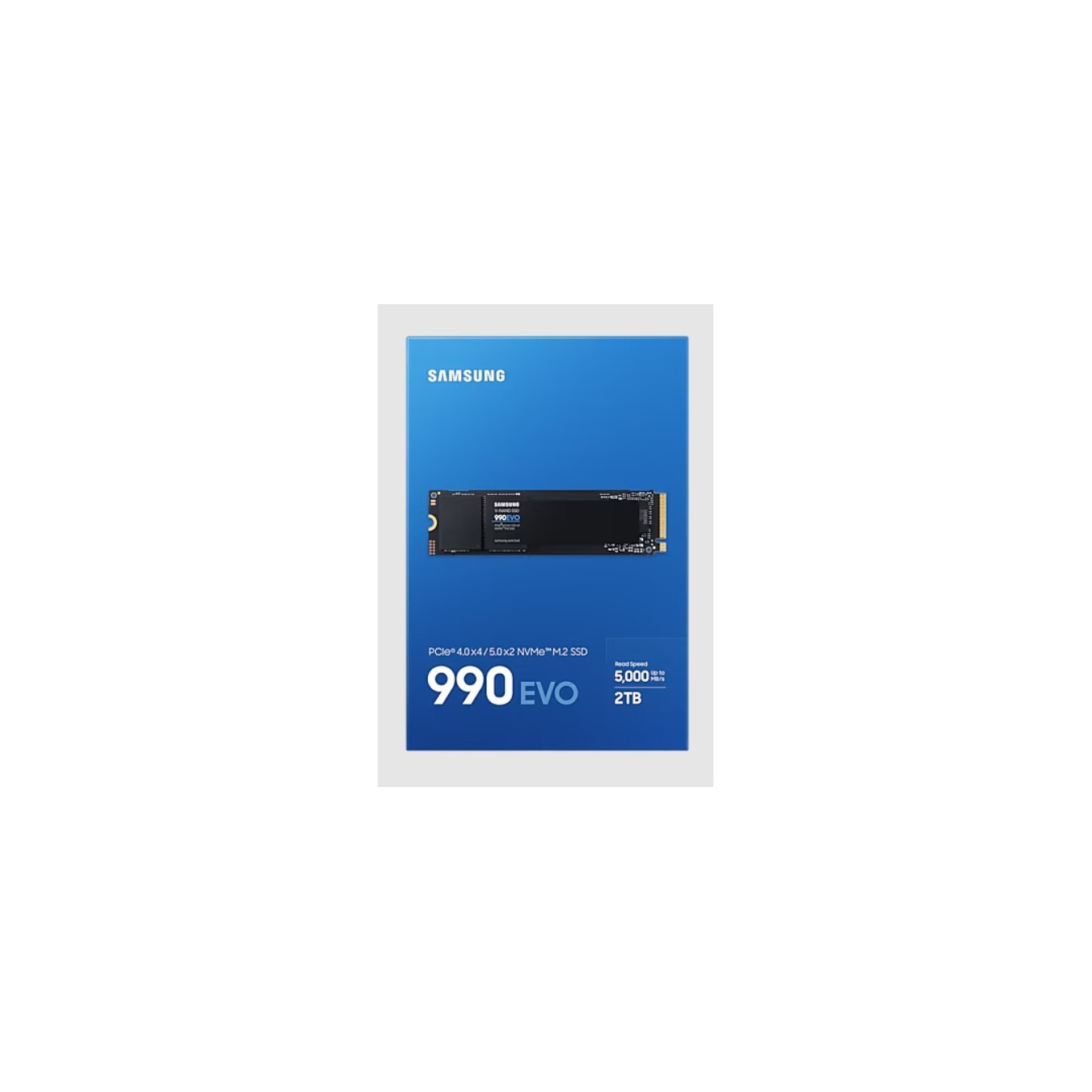 Samsung 990 EVO M.2 2280 NVMe SSD - 2TB - PCIe Gen4 x4, 5000 MB/s Read, V-NAND TLC, Retail — Buy in Cyprus with Fast Delivery