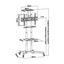 Buy Equip Bodenstandhalter 37'-70' 1TFT 50kg Multifunkt. sw lite Retail in Cyprus, Nicosia, Limassol, Larnaka, Pafos