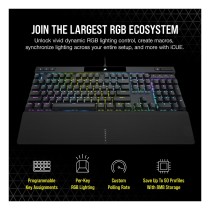 Buy Corsair K70 RGB PRO - Kabelgebunden - USB - Optomechanischer Schlüsselschalter - AZERTY - RGB-LED - Schwarz FR in Cyprus, Ni