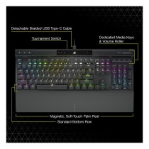 Buy Corsair K70 RGB PRO - Kabelgebunden - USB - Optomechanischer Schlüsselschalter - AZERTY - RGB-LED - Schwarz FR in Cyprus, Ni