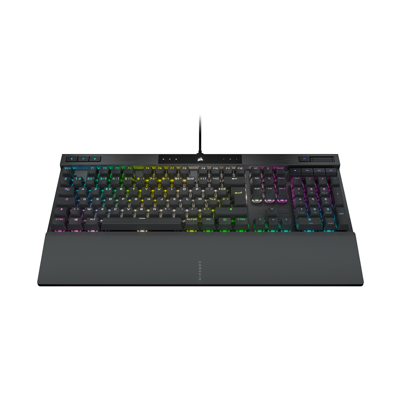 Buy Corsair K70 RGB PRO - Kabelgebunden - USB - Optomechanischer Schlüsselschalter - AZERTY - RGB-LED - Schwarz FR in Cyprus, Ni