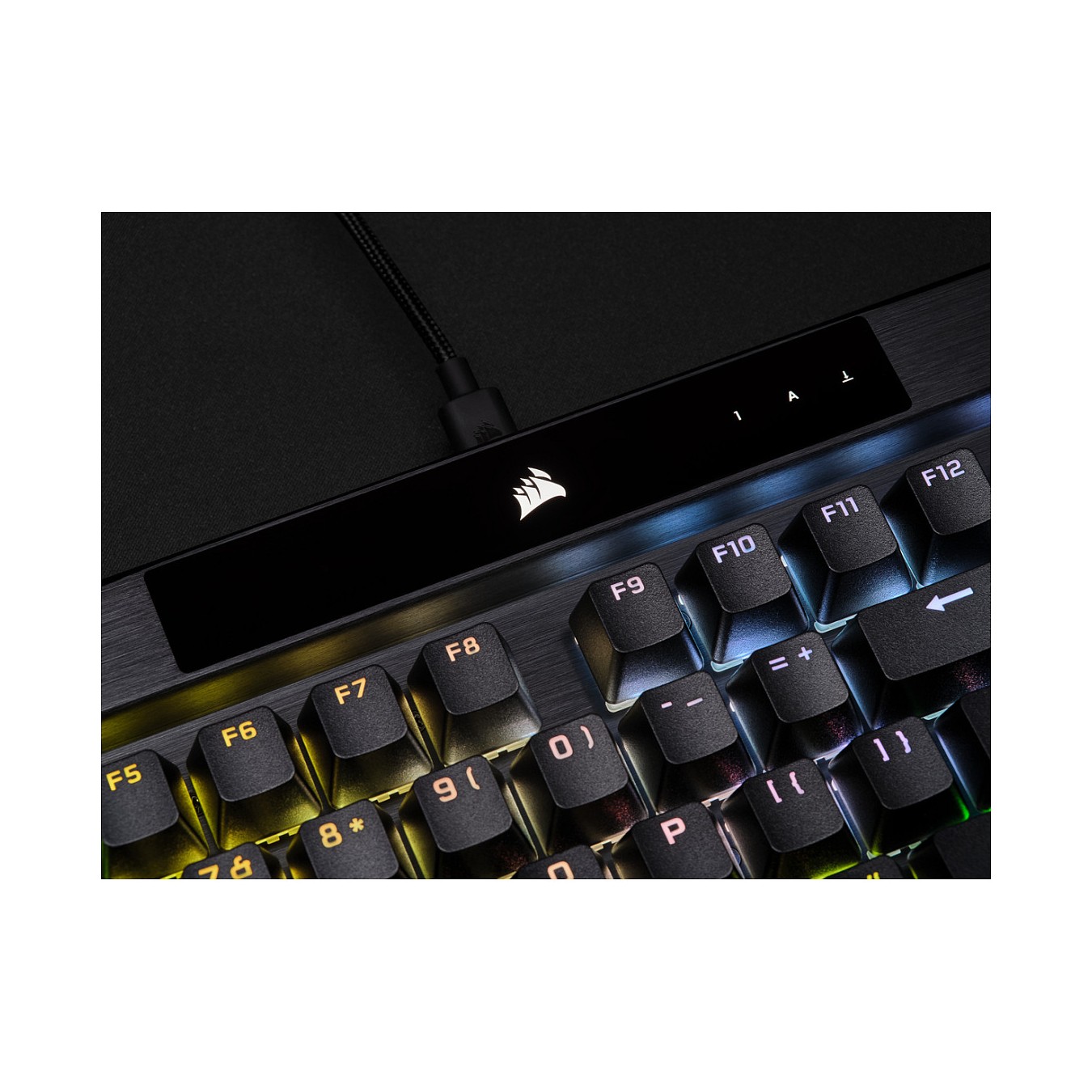 Buy Corsair K70 RGB PRO - Kabelgebunden - USB - Optomechanischer Schlüsselschalter - AZERTY - RGB-LED - Schwarz FR in Cyprus, Ni