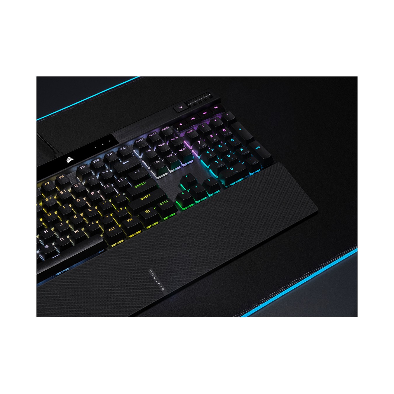 Buy Corsair K70 RGB PRO - Kabelgebunden - USB - Optomechanischer Schlüsselschalter - AZERTY - RGB-LED - Schwarz FR in Cyprus, Ni
