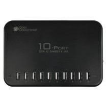 Buy GoodConnections USB Desktop Schnellladestation 120W 10-Port USB-A Schwarz in Cyprus, Nicosia, Limassol, Larnaka, Pafos