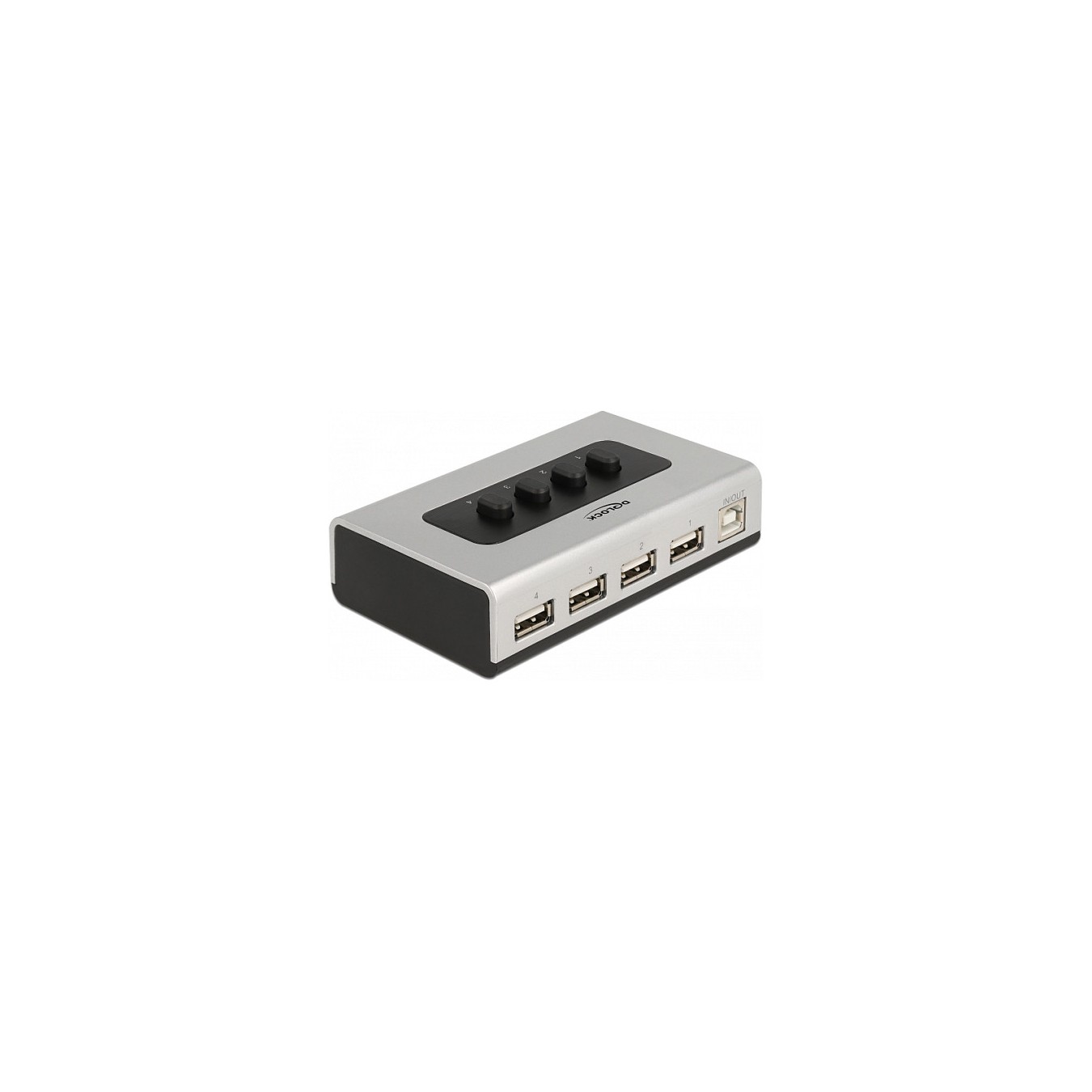 Buy Umschalter USB 2.0 mit 1 x Typ-B Buchse zu 4 x Typ-A Buchse manuell bidirektional in Cyprus, Nicosia, Limassol, Larnaka, Paf