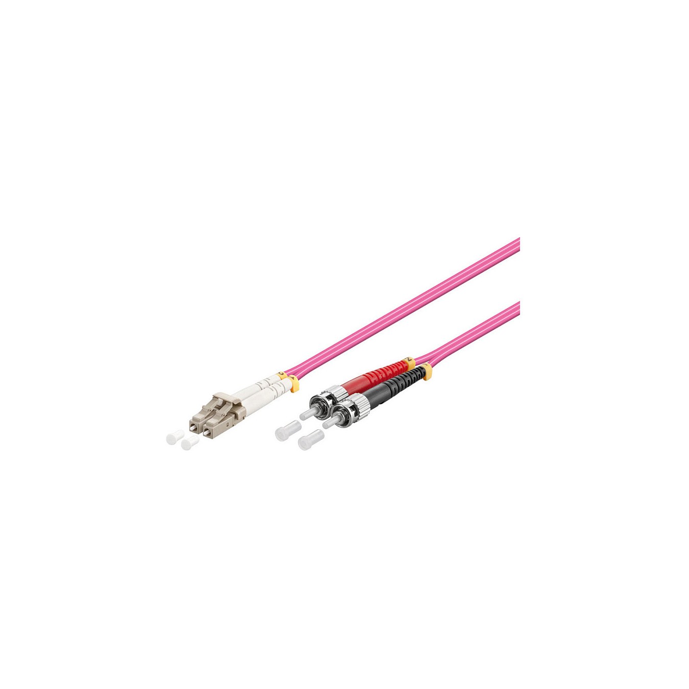 Buy Patchkabel LWL Duplex OM4 (Multimode, 50 125) LC ST, LSZH, austauschbare Polarität, 7,5m, Good Connections® in Cyprus, Nicos