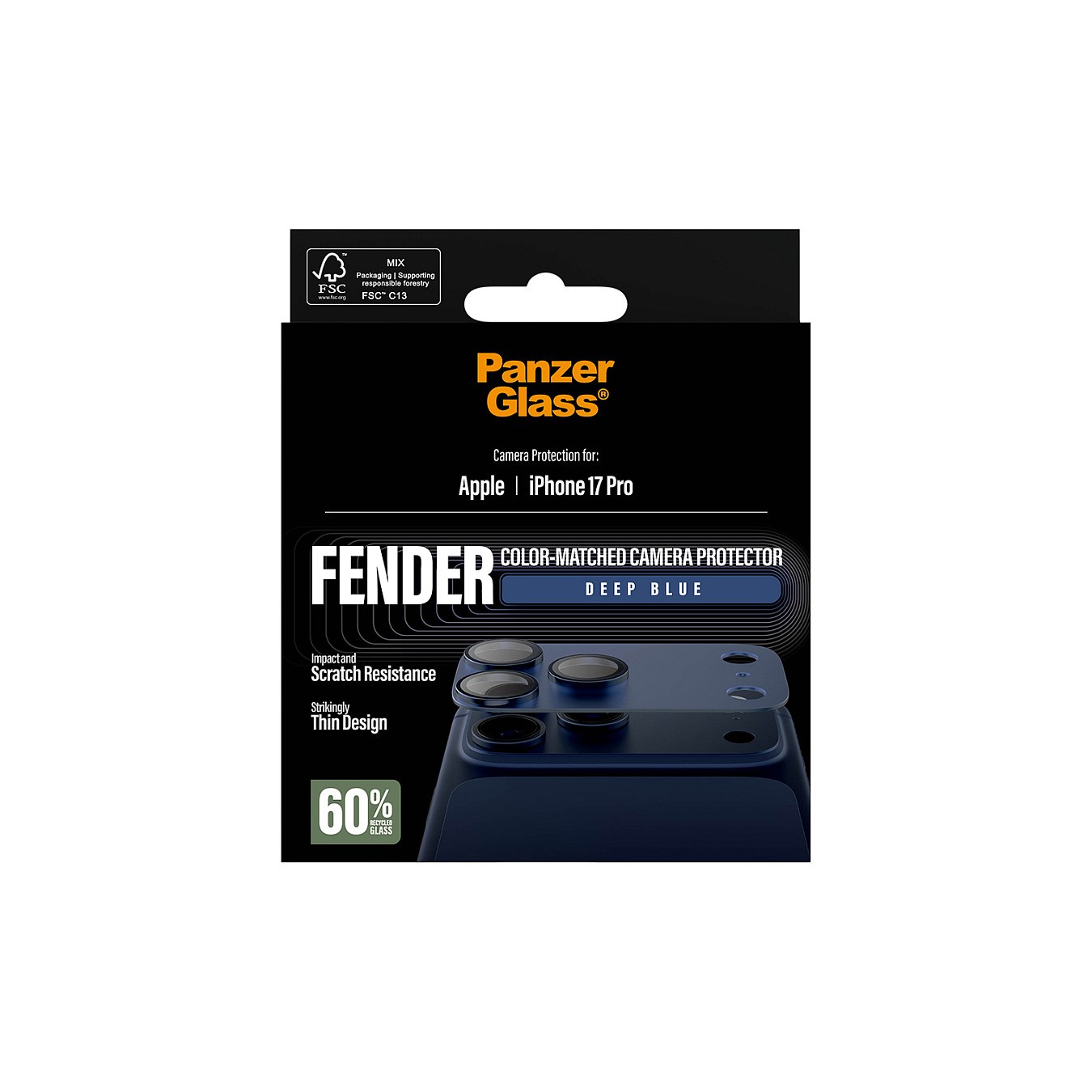 Buy PanzerGlass FENDER Kameraschutz iPhone 17 Pro tiefblau in Cyprus, Nicosia, Limassol, Larnaka, Pafos