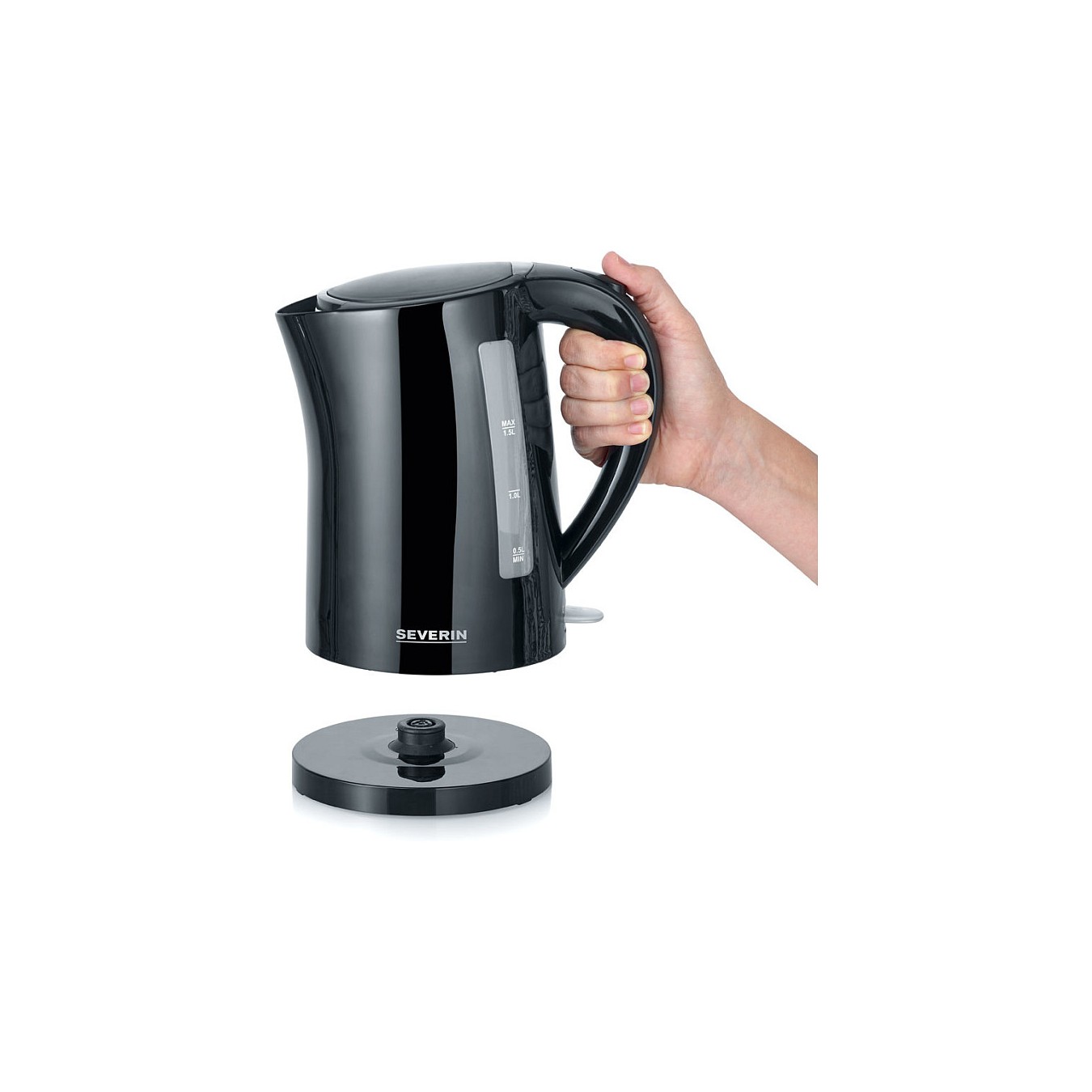 Buy Wasserkocher WK 3498 (schwarz, 1,5 Liter) in Cyprus, Nicosia, Limassol, Larnaka, Pafos