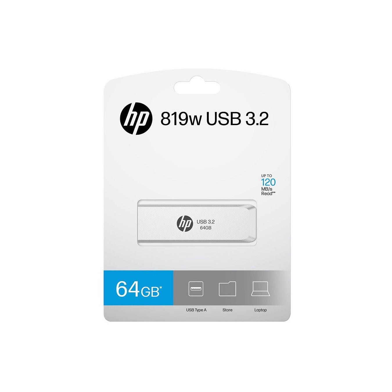 Buy STICK HP 64GB 819w USB 3.2 Flash Drive in Cyprus, Nicosia, Limassol, Larnaka, Pafos