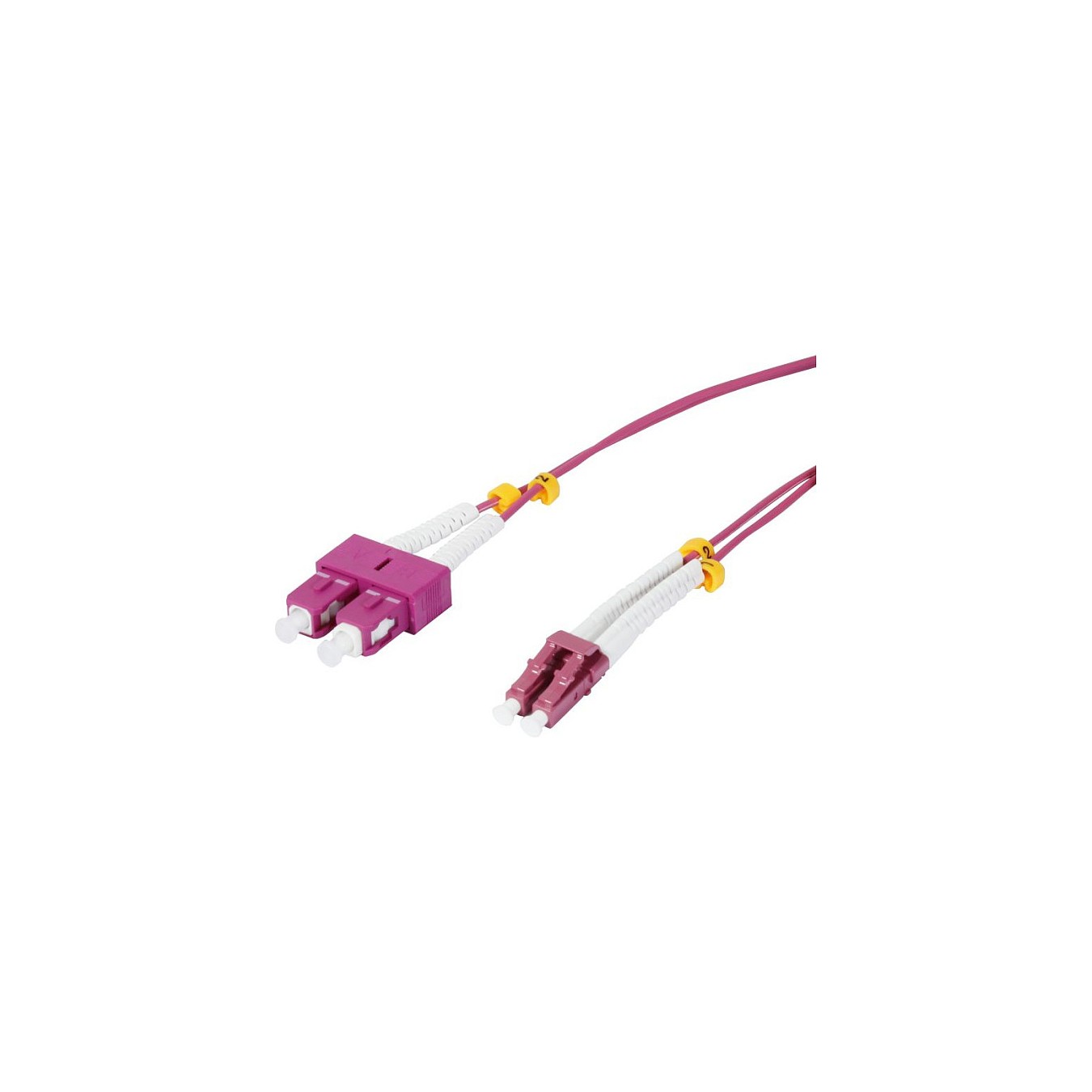 Buy Synergy21 LWL-2-Faser-Patchk. 2mtr.LC-SC, 50 125um,OM4, AD2mm, flexible Knickschutztülle, in Cyprus, Nicosia, Limassol, Larn