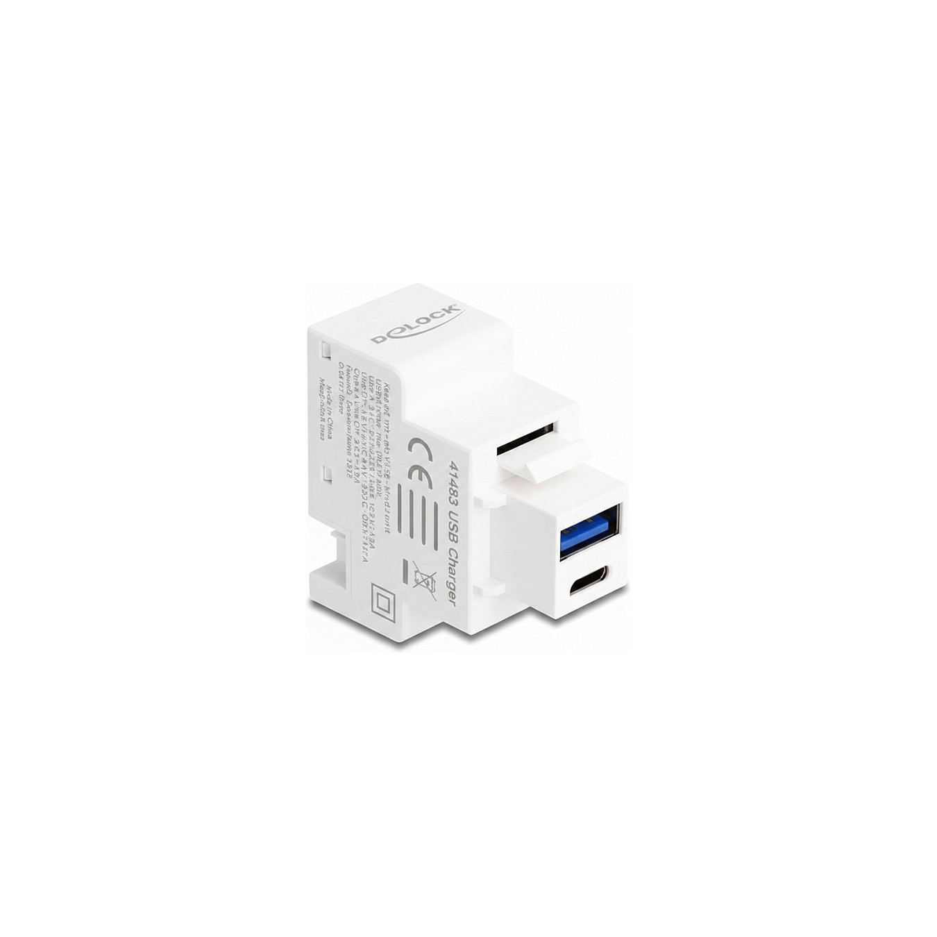 Buy Keystone Modul mit USB Typ-A und USB Type-CTM Ladebuchse PD 20 W weiß in Cyprus, Nicosia, Limassol, Larnaka, Pafos