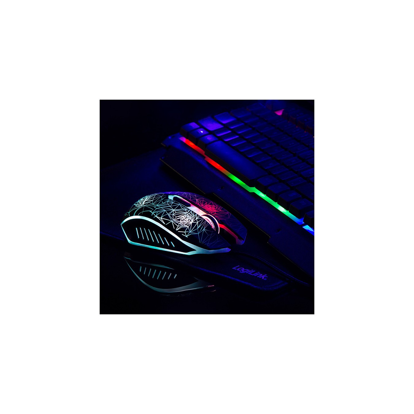 Buy Logilink Gaming-Set aus Tastatur, Maus und Mauspad in Cyprus, Nicosia, Limassol, Larnaka, Pafos