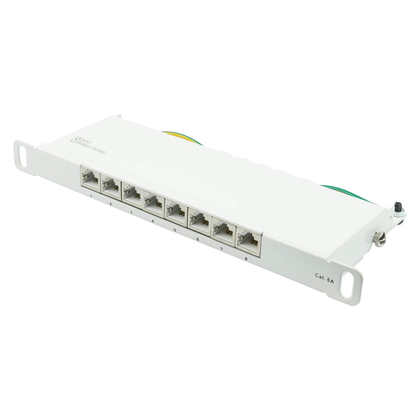 Buy Good Connections Patchpanel 10'Cat. 6A 8-P 0,5HE reinweiß in Cyprus, Nicosia, Limassol, Larnaka, Pafos