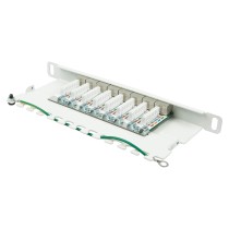 Buy Good Connections Patchpanel 10'Cat. 6A 8-P 0,5HE reinweiß in Cyprus, Nicosia, Limassol, Larnaka, Pafos