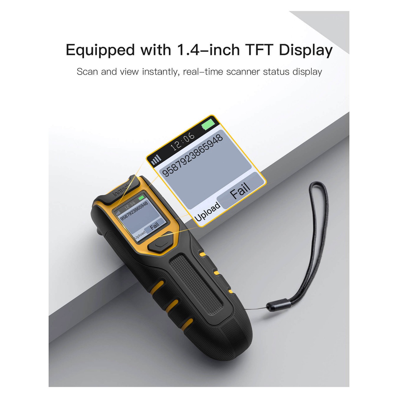 Buy inateck Barcodescanner 47 black [BCST-47_black] in Cyprus, Nicosia, Limassol, Larnaka, Pafos