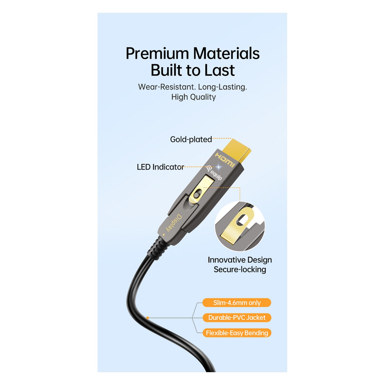 Buy HDMI HS Ethernet 2.1 D A D-AOC 8K 60Hz 15.00m grau in Cyprus, Nicosia, Limassol, Larnaka, Pafos