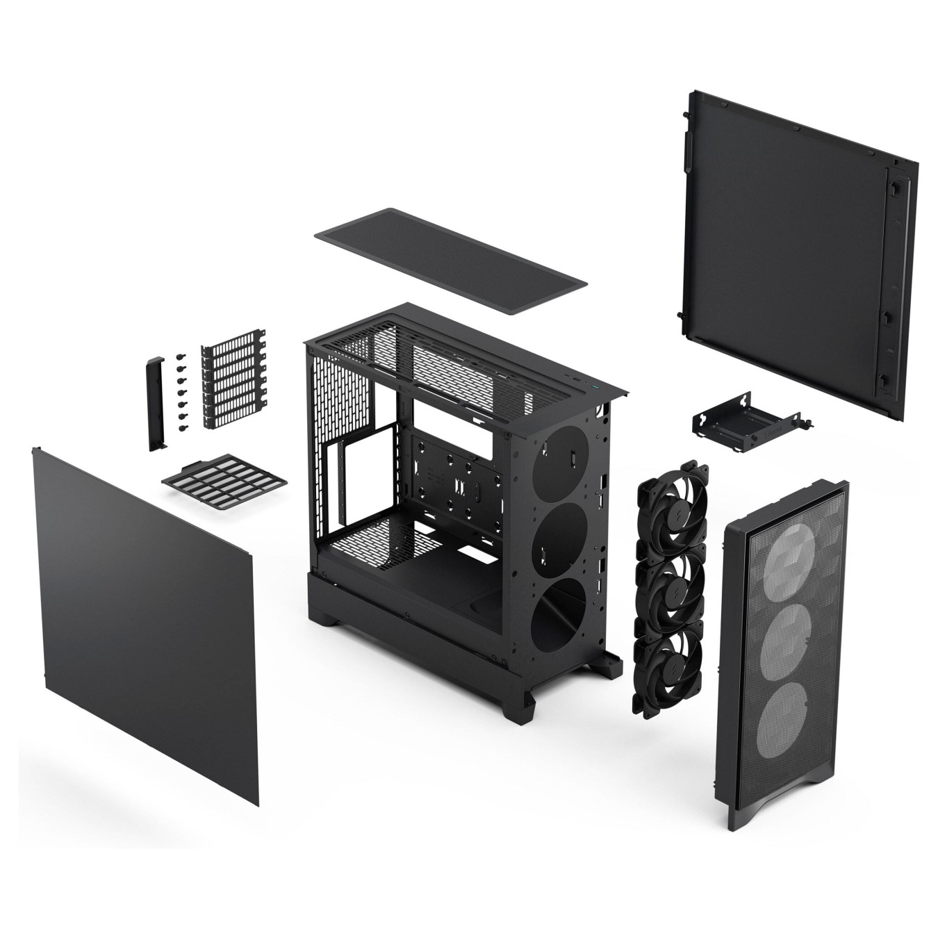 Buy Fractal Design Pop Air 2 Black Solid ATX in Cyprus, Nicosia, Limassol, Larnaka, Pafos