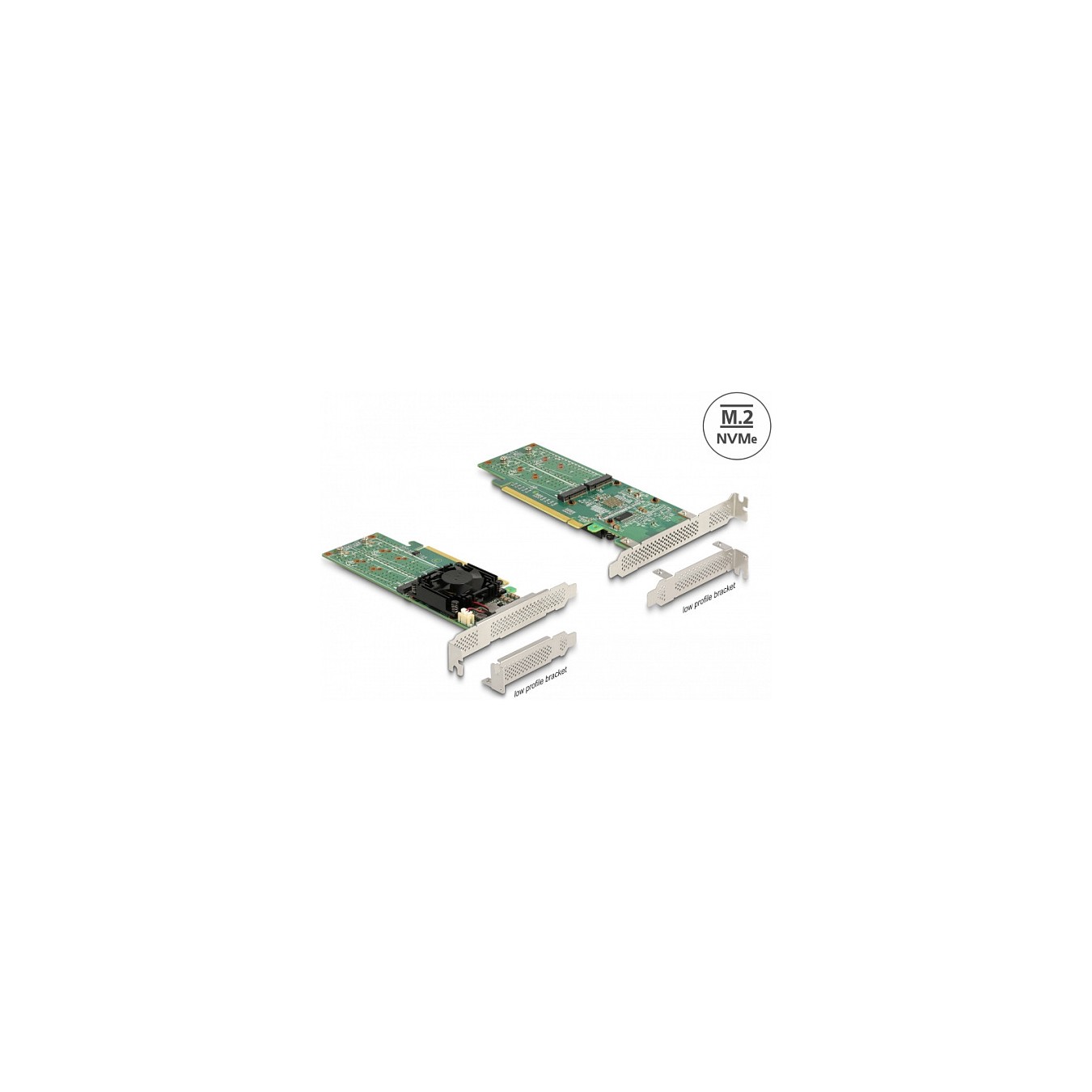 Buy PCI Express x16 Karte zu 4 x intern NVMe M.2 Key M - Low Profile Formfaktor in Cyprus, Nicosia, Limassol, Larnaka, Pafos