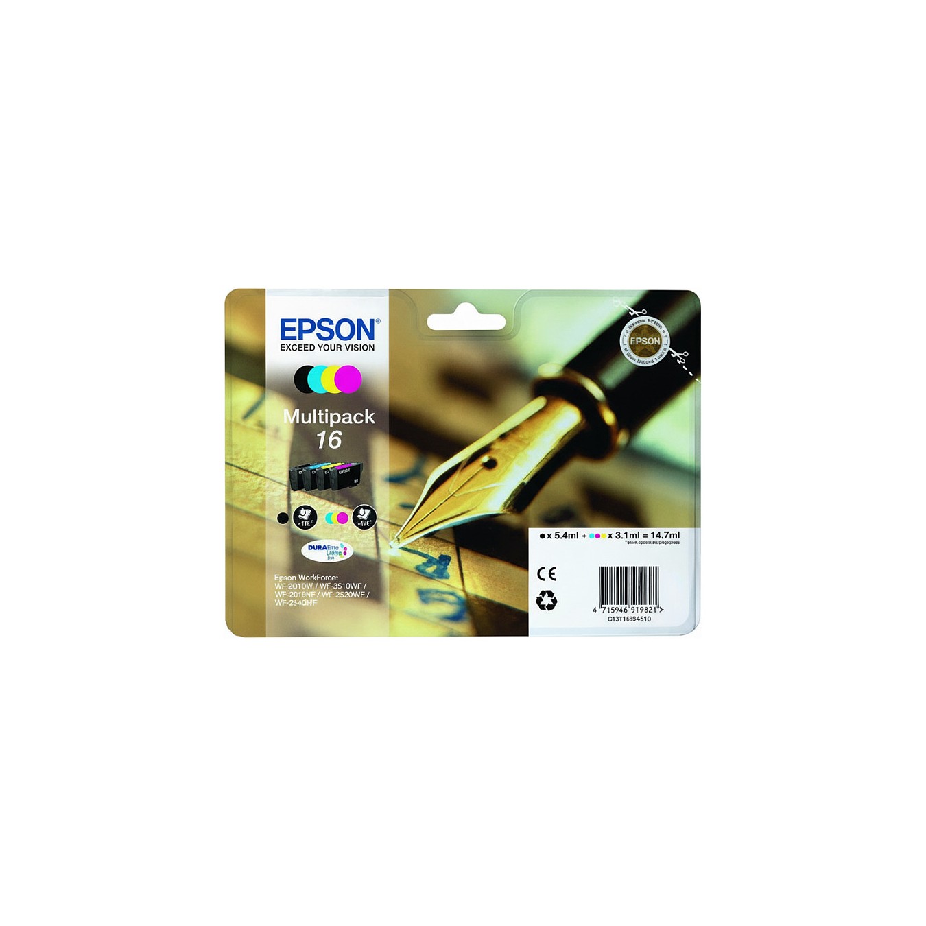 Buy Epson Original T16P8 XL Druckerpatrone - Multipack 6 Farben C13T16P84510 in Cyprus, Nicosia, Limassol, Larnaka, Pafos