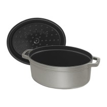 Buy Staub La Cocotte 31cm oval Graphit-grau. Gusseisen in Cyprus, Nicosia, Limassol, Larnaka, Pafos