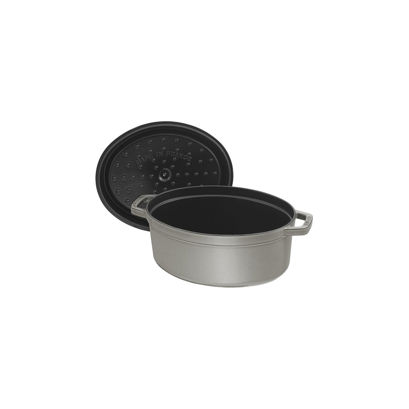 Buy Staub La Cocotte 31cm oval Graphit-grau. Gusseisen in Cyprus, Nicosia, Limassol, Larnaka, Pafos
