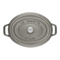 Buy Staub La Cocotte 31cm oval Graphit-grau. Gusseisen in Cyprus, Nicosia, Limassol, Larnaka, Pafos