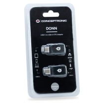 Buy CONCEPTRONIC Adapter USB-C3.2- to USB-A3.0 2Stk 10Gbs OTG gr in Cyprus, Nicosia, Limassol, Larnaka, Pafos