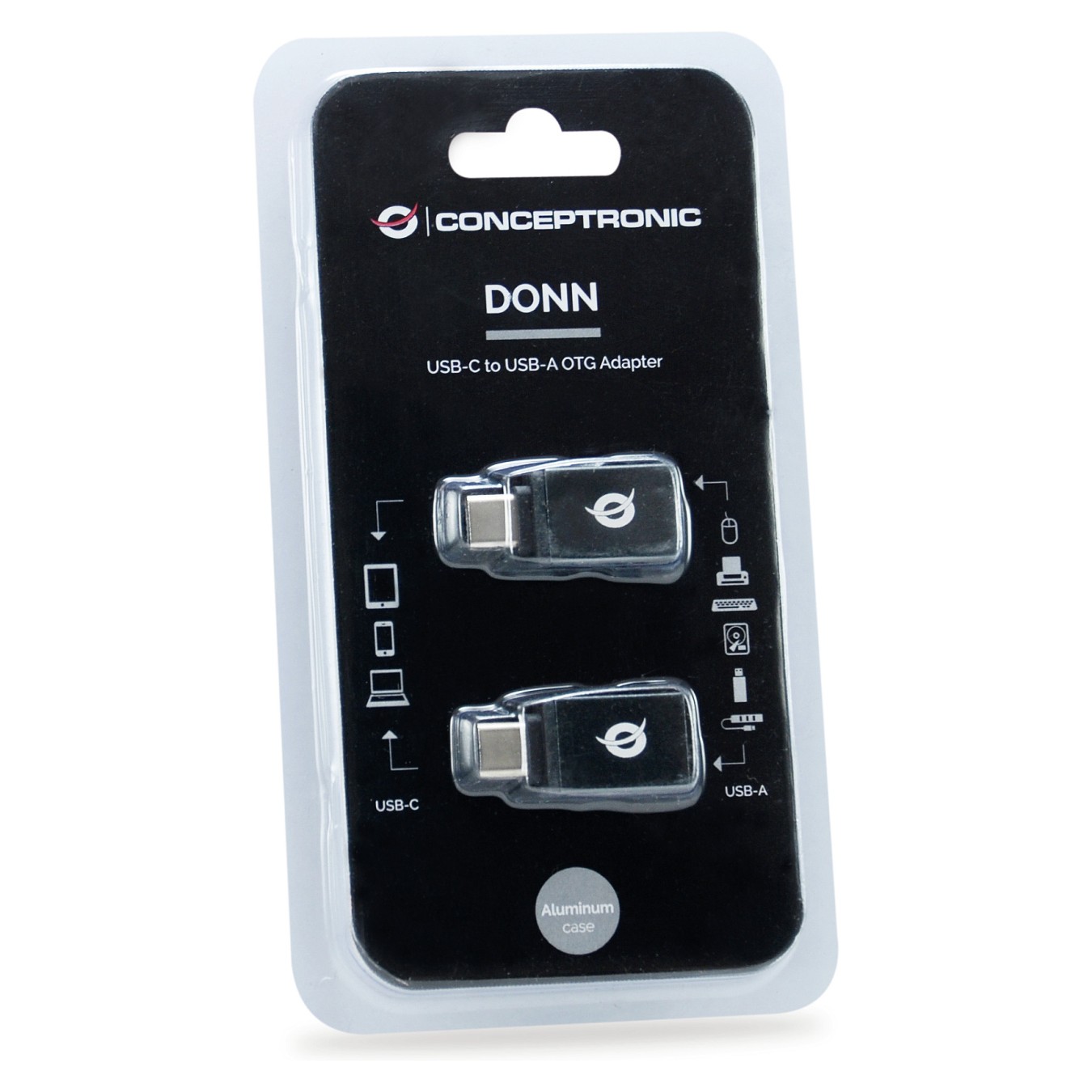 Buy CONCEPTRONIC Adapter USB-C3.2- to USB-A3.0 2Stk 10Gbs OTG gr in Cyprus, Nicosia, Limassol, Larnaka, Pafos