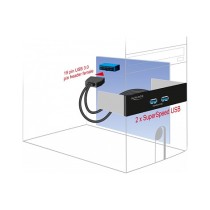 Buy Delock Front Panel 5.25? mit 2 x USB 5 Gbps Typ-A Ports in Cyprus, Nicosia, Limassol, Larnaka, Pafos