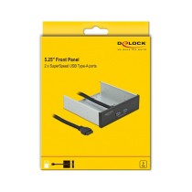 Buy Delock Front Panel 5.25? mit 2 x USB 5 Gbps Typ-A Ports in Cyprus, Nicosia, Limassol, Larnaka, Pafos