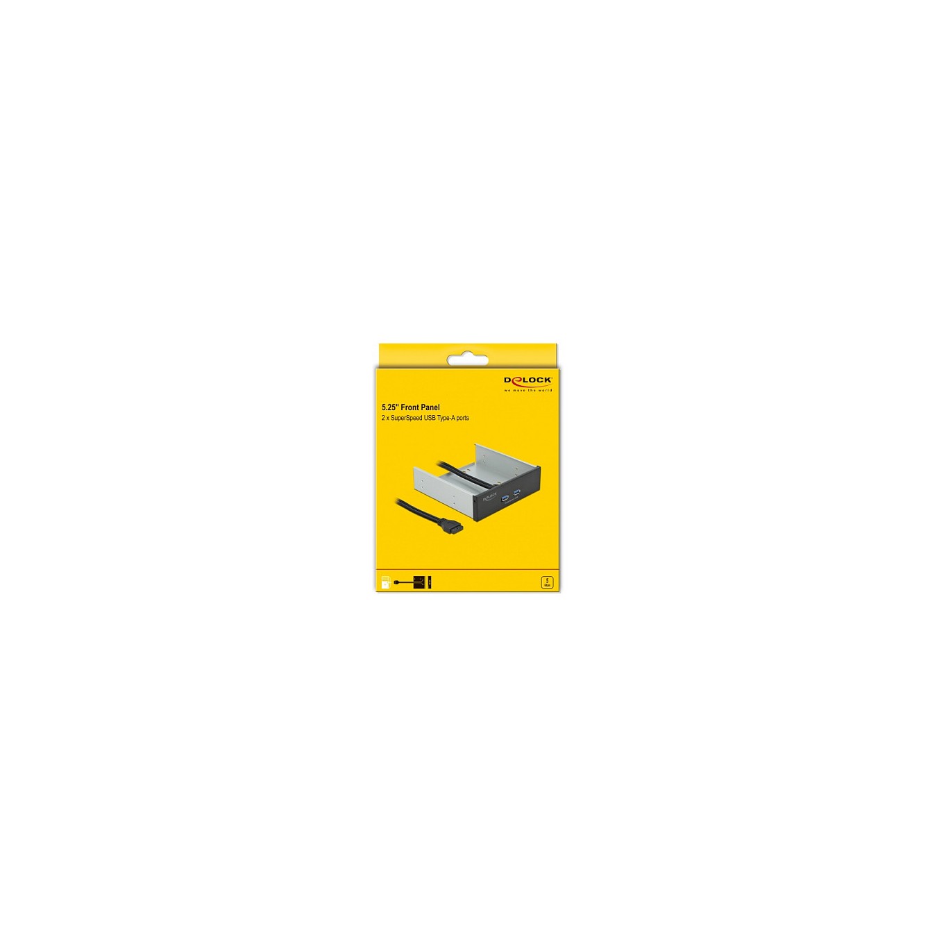 Buy Delock Front Panel 5.25? mit 2 x USB 5 Gbps Typ-A Ports in Cyprus, Nicosia, Limassol, Larnaka, Pafos