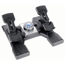 Buy Logitech G Saitek PRO Flight Rudder Pedals - Wired USB 2.0 - Black/Silver in Cyprus, Nicosia, Limassol, Larnaka, Pafos