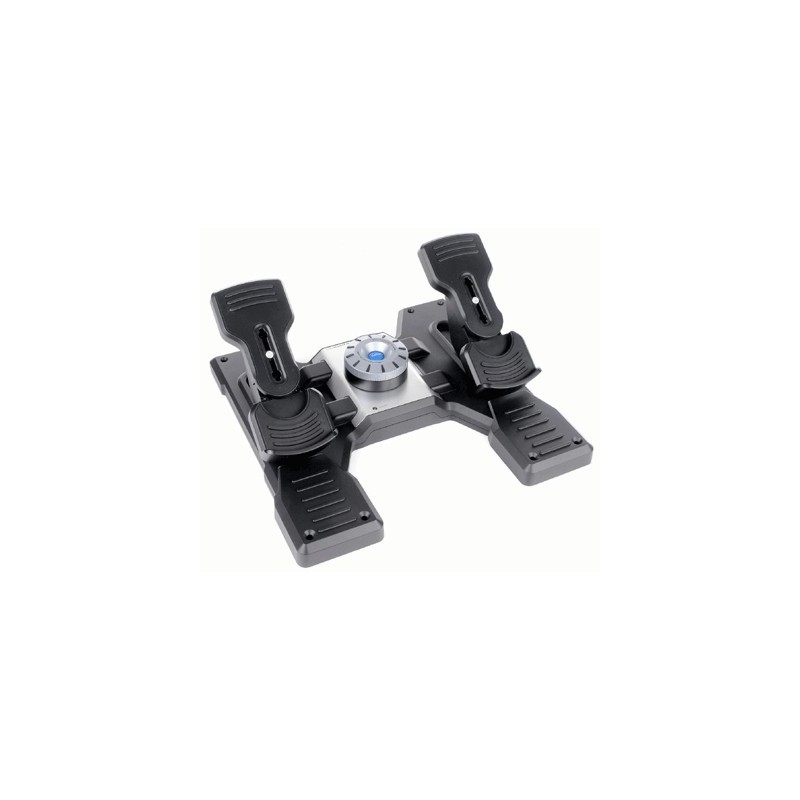 Buy Logitech G Saitek PRO Flight Rudder Pedals - Wired USB 2.0 - Black/Silver in Cyprus, Nicosia, Limassol, Larnaka, Pafos