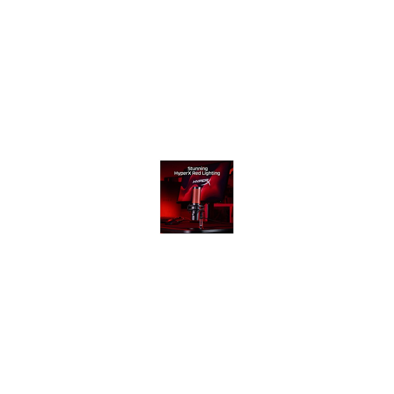 Buy HyperX QuadCast 2 Black-Red in Cyprus, Nicosia, Limassol, Larnaka, Pafos