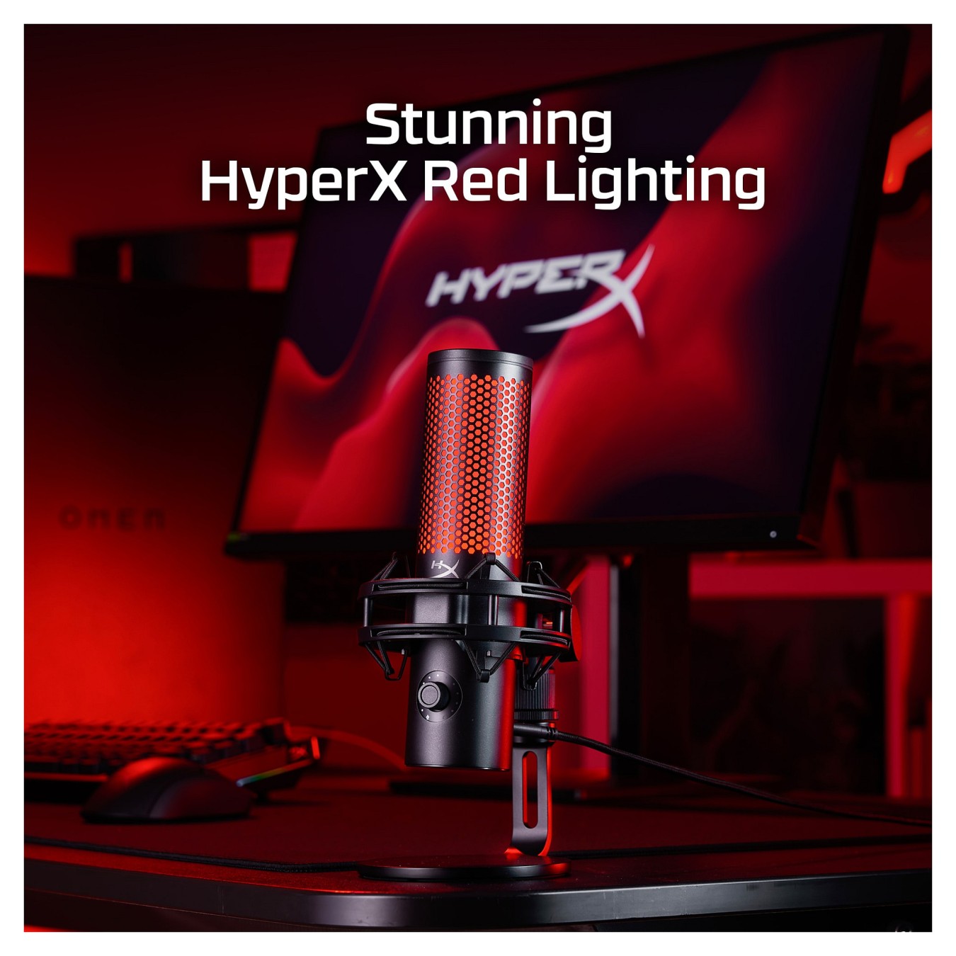 Buy HyperX QuadCast 2 Black-Red in Cyprus, Nicosia, Limassol, Larnaka, Pafos