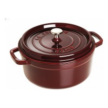 Buy Staub La Cocotte 24cm rund, grenadine, Gusseisen in Cyprus, Nicosia, Limassol, Larnaka, Pafos