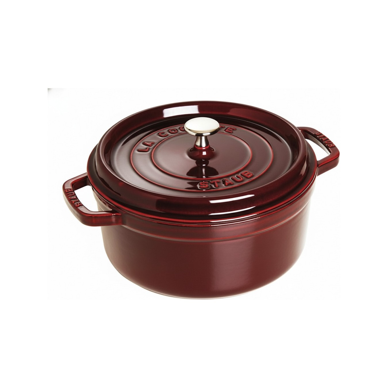 Buy Staub La Cocotte 24cm rund, grenadine, Gusseisen in Cyprus, Nicosia, Limassol, Larnaka, Pafos