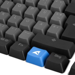 Buy Sharkoon SKILLER SAC20 - 115-piece German ISO Keycap Set - Black, QWERTZ, Me... in Cyprus, Nicosia, Limassol, Larnaka, Pafos