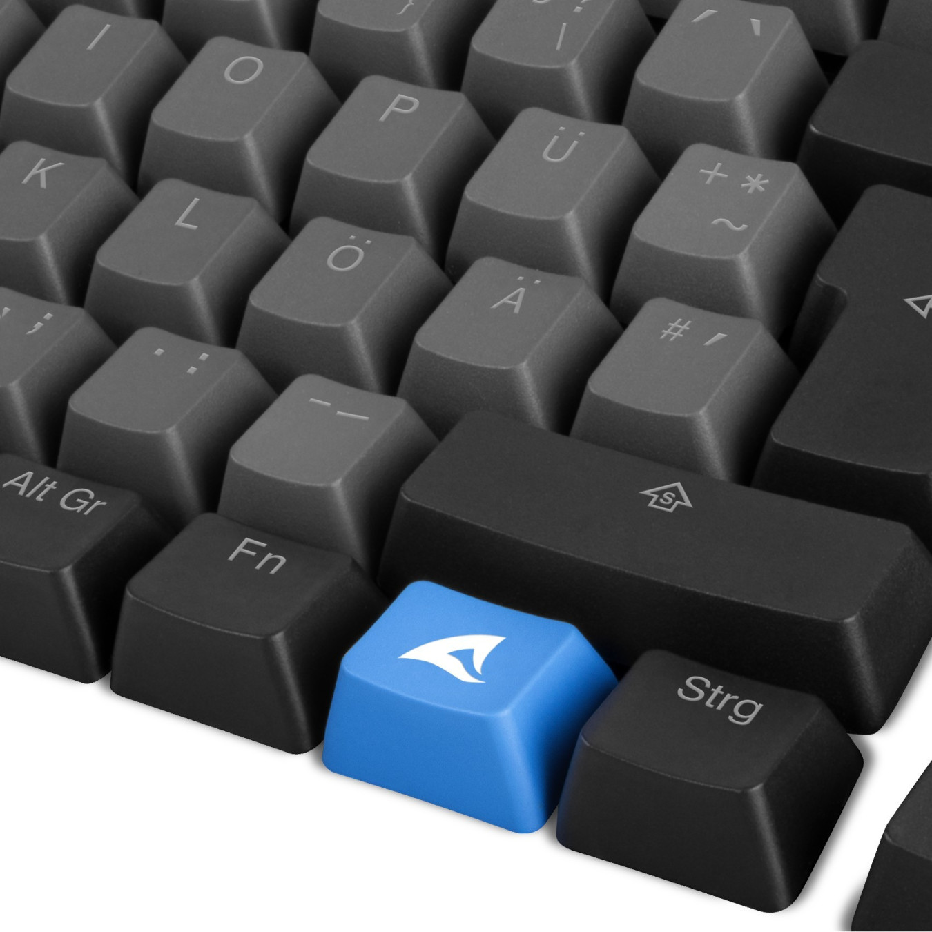 Sharkoon SKILLER SAC20 - 115-piece German ISO Keycap Set - Black, QWERTZ, Mechanical switch compatible