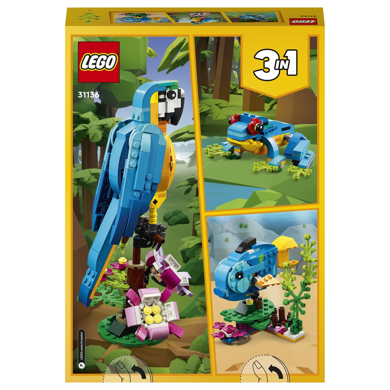 Buy LEGO Creator 31136 Exotischer Papagei in Cyprus, Nicosia, Limassol, Larnaka, Pafos