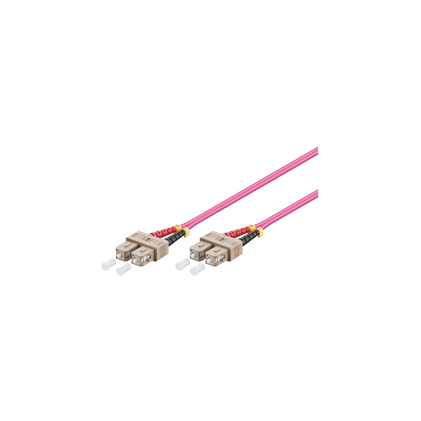 Buy Patchkabel LWL Duplex OM4 (Multimode, 50 125) SC SC, LSZH, austauschbare Polarität, 3m, Good Connections® in Cyprus, Nicosia