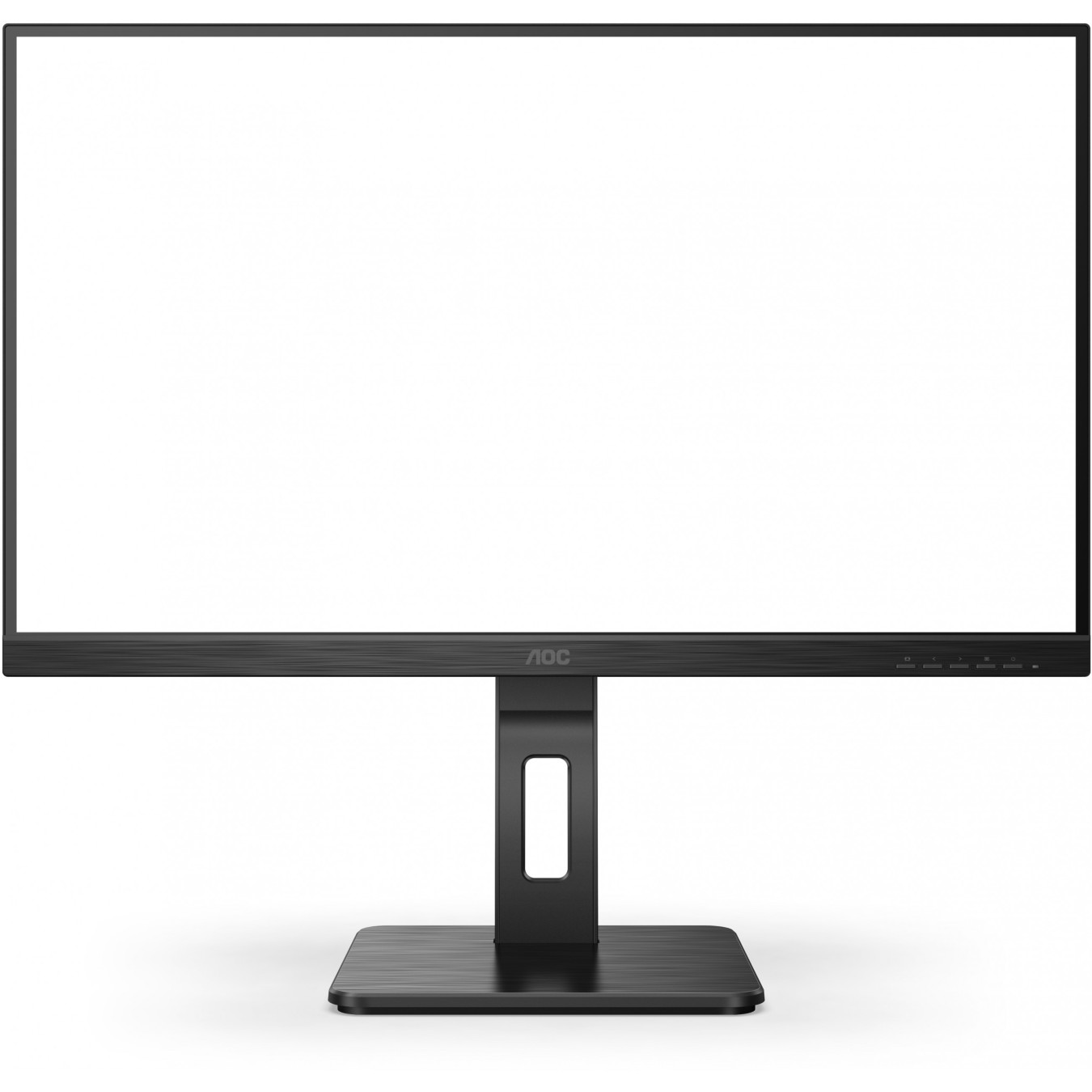 AOC Pro-line 24P2QM - 23.8" FHD VA Monitor, 75Hz 4ms, DP/HDMI/DVI/VGA, USB 3.2 Hub, Speakers, Pivot - Black