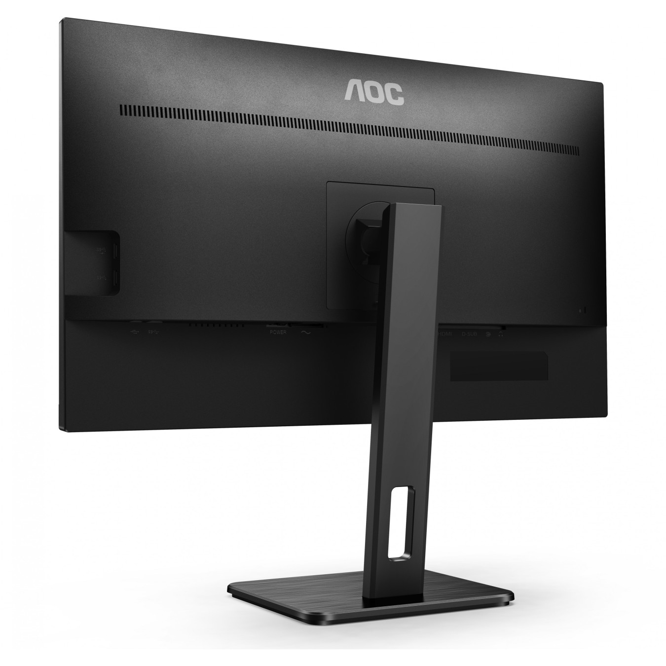AOC Pro-line 24P2QM - 23.8" FHD VA Monitor, 75Hz 4ms, DP/HDMI/DVI/VGA, USB 3.2 Hub, Speakers, Pivot - Black