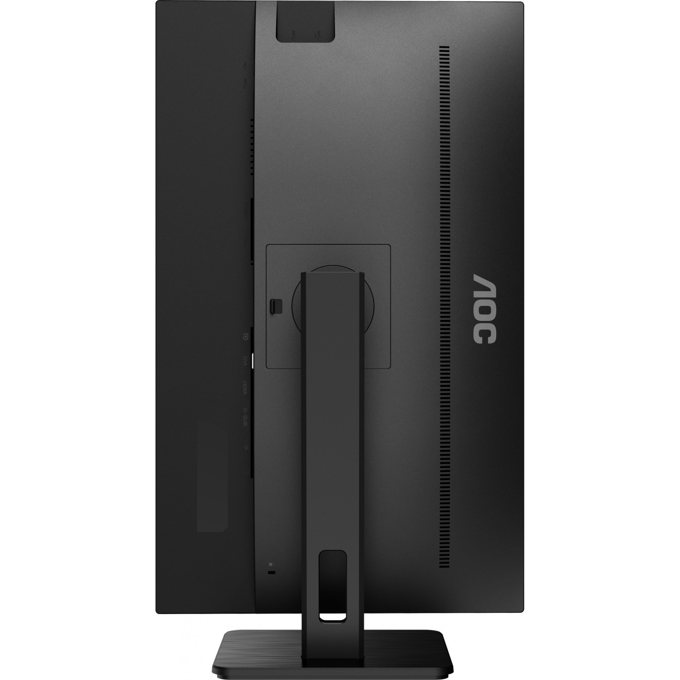 AOC Pro-line 24P2QM - 23.8" FHD VA Monitor, 75Hz 4ms, DP/HDMI/DVI/VGA, USB 3.2 Hub, Speakers, Pivot - Black