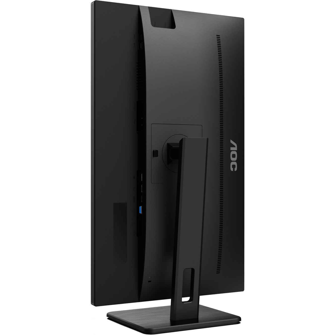 AOC Pro-line 24P2QM - 23.8" FHD VA Monitor, 75Hz 4ms, DP/HDMI/DVI/VGA, USB 3.2 Hub, Speakers, Pivot - Black