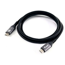 Buy Equip Kabel USB-C4.0- to C 40Gbps PD240W St St 0.50m schwarz in Cyprus, Nicosia, Limassol, Larnaka, Pafos