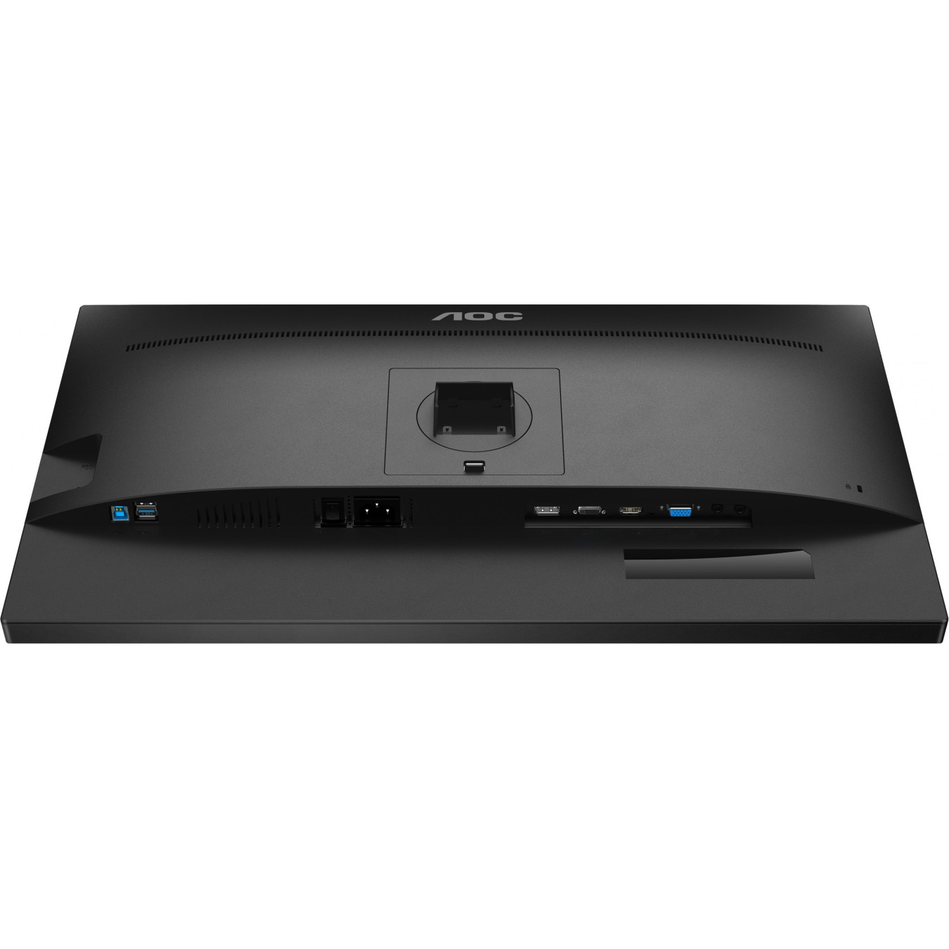 AOC Pro-line 24P2QM - 23.8" FHD VA Monitor, 75Hz 4ms, DP/HDMI/DVI/VGA, USB 3.2 Hub, Speakers, Pivot - Black