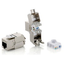 Buy Keystone Jack geschirmt Cat6A LSA Prem. wzf.8Stk sil Polybeutel in Cyprus, Nicosia, Limassol, Larnaka, Pafos