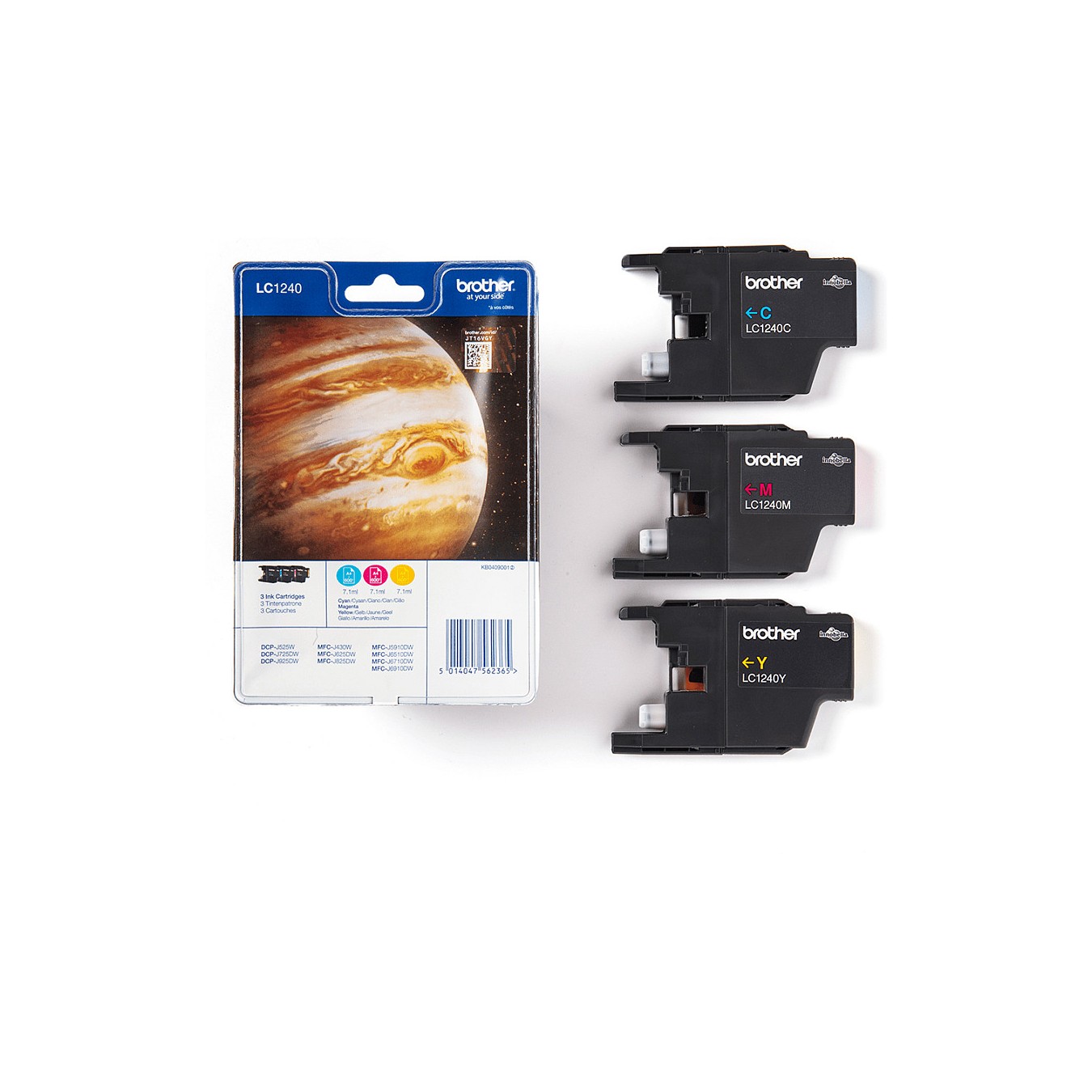 Buy BROTHER LC-1240 ink cartridge cyan magenta and yellow high capacity 600 pages 1-pack blister without alarm in Cyprus, Nicosi