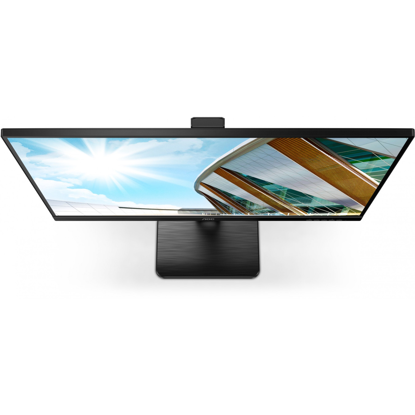 AOC Pro-line 24P2QM - 23.8" FHD VA Monitor, 75Hz 4ms, DP/HDMI/DVI/VGA, USB 3.2 Hub, Speakers, Pivot - Black